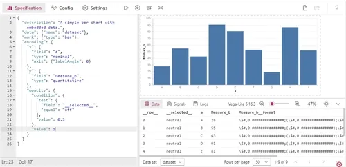 Simple Bar Chart Template